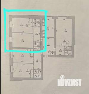 2-к квартира, вторичка, 41м2, 7/9 этаж