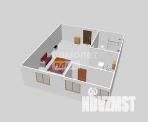 1-к квартира, вторичка, 36м2, 7/9 этаж