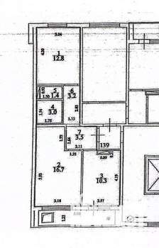 2-к квартира, вторичка, 54м2, 7/9 этаж