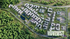 2-к квартира, строящийся дом, 65м2, 2/7 этаж