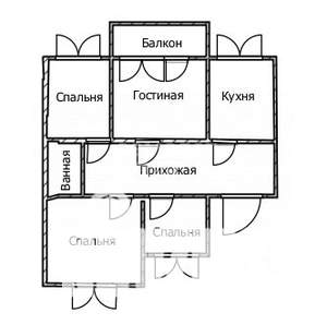 4-к квартира, вторичка, 81м2, 5/10 этаж