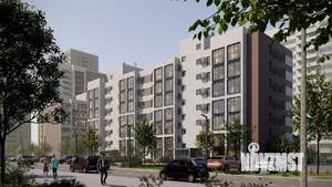 1-к квартира, строящийся дом, 47м2, 9/16 этаж