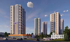 2-к квартира, строящийся дом, 39м2, 19/24 этаж