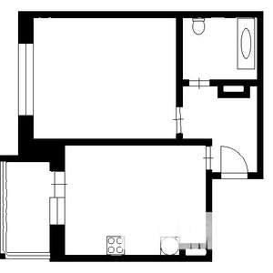1-к квартира, вторичка, 35м2, 6/10 этаж