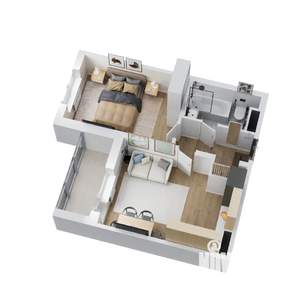 2-к квартира, вторичка, 37м2, 7/14 этаж
