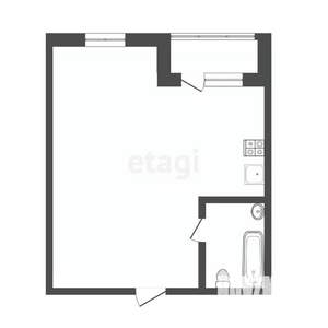 1-к квартира, вторичка, 37м2, 9/9 этаж