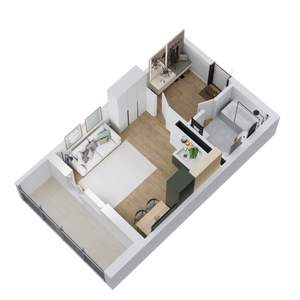 Студия квартира, вторичка, 25м2, 4/14 этаж