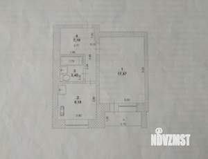 1-к квартира, вторичка, 38м2, 5/9 этаж