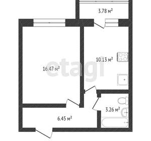 1-к квартира, вторичка, 36м2, 7/9 этаж