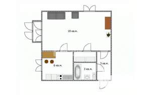 1-к квартира, вторичка, 31м2, 4/4 этаж