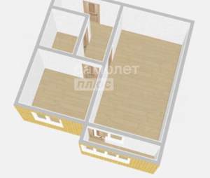 1-к квартира, вторичка, 32м2, 5/5 этаж