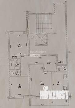3-к квартира, вторичка, 59м2, 8/9 этаж