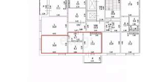 1-к квартира, вторичка, 41м2, 15/16 этаж