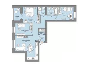 3-к квартира, строящийся дом, 82м2, 7/7 этаж