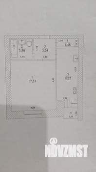 1-к квартира, вторичка, 34м2, 9/9 этаж