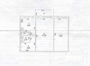 2-к квартира, вторичка, 46м2, 4/5 этаж