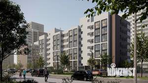 2-к квартира, строящийся дом, 51м2, 3/16 этаж