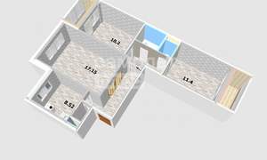 3-к квартира, вторичка, 63м2, 3/9 этаж