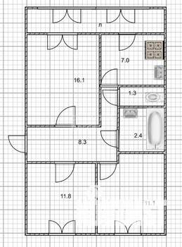 3-к квартира, вторичка, 58м2, 5/5 этаж