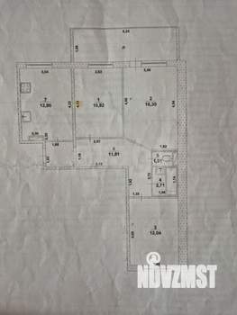 3-к квартира, вторичка, 68м2, 6/10 этаж