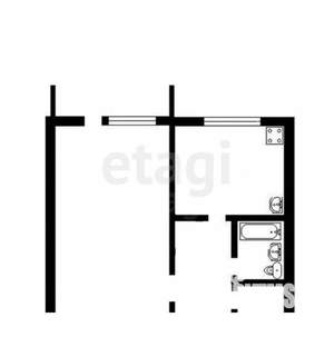 1-к квартира, вторичка, 38м2, 2/9 этаж