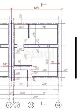 5-к квартира, вторичка, 95м2, 1/2 этаж