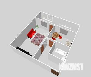 1-к квартира, вторичка, 39м2, 7/9 этаж