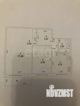2-к квартира, вторичка, 42м2, 2/5 этаж
