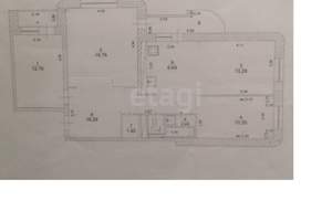 4-к квартира, вторичка, 86м2, 5/18 этаж