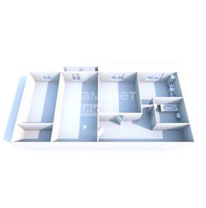 3-к квартира, вторичка, 56м2, 3/5 этаж