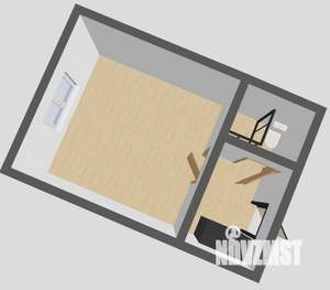 Студия квартира, вторичка, 18м2, 2/5 этаж
