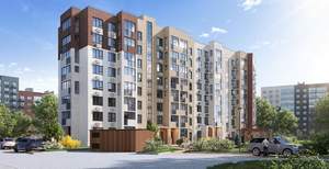 Студия квартира, строящийся дом, 27м2, 3/8 этаж