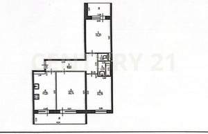 3-к квартира, вторичка, 63м2, 1/9 этаж