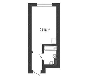 Студия квартира, вторичка, 22м2, 3/16 этаж