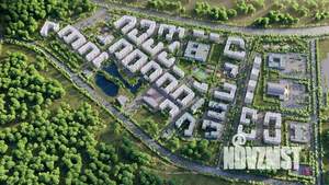 2-к квартира, строящийся дом, 57м2, 2/6 этаж