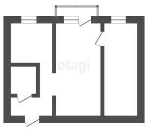 2-к квартира, вторичка, 44м2, 2/4 этаж