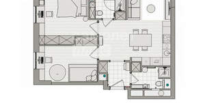 2-к квартира, вторичка, 42м2, 13/24 этаж