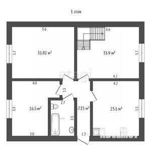 5-к квартира, вторичка, 245м2, 3/4 этаж