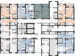 2-к квартира, вторичка, 34м2, 1/14 этаж