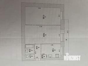 2-к квартира, вторичка, 52м2, 5/12 этаж