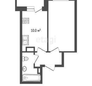 1-к квартира, вторичка, 38м2, 17/23 этаж